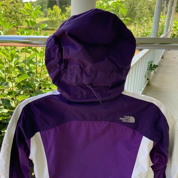 The North Face 3 in 1 Hyvent Hooded Womens Jacket POP OF PURPLE COLOR Size S - Picture 8 of 13